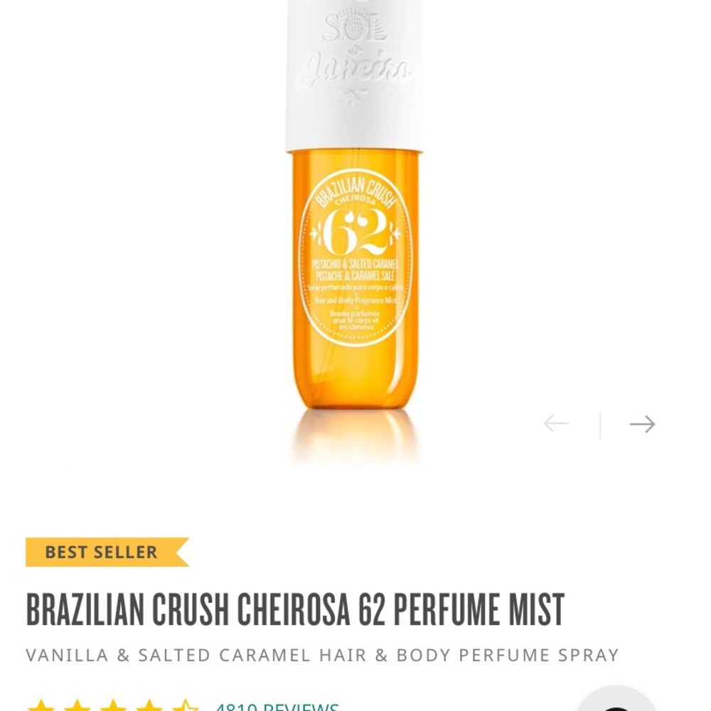 Sol de Janeiro Brazilian Crush Cheirosa 62 small size - 3oz